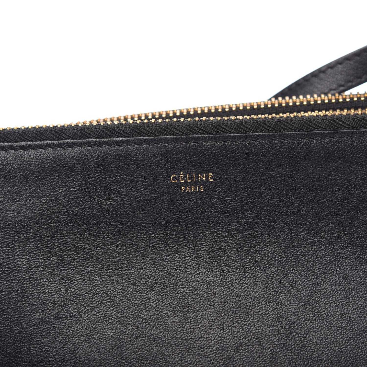 Celine Lambskin Small Trio Crossbody Bag Black 11 of 15