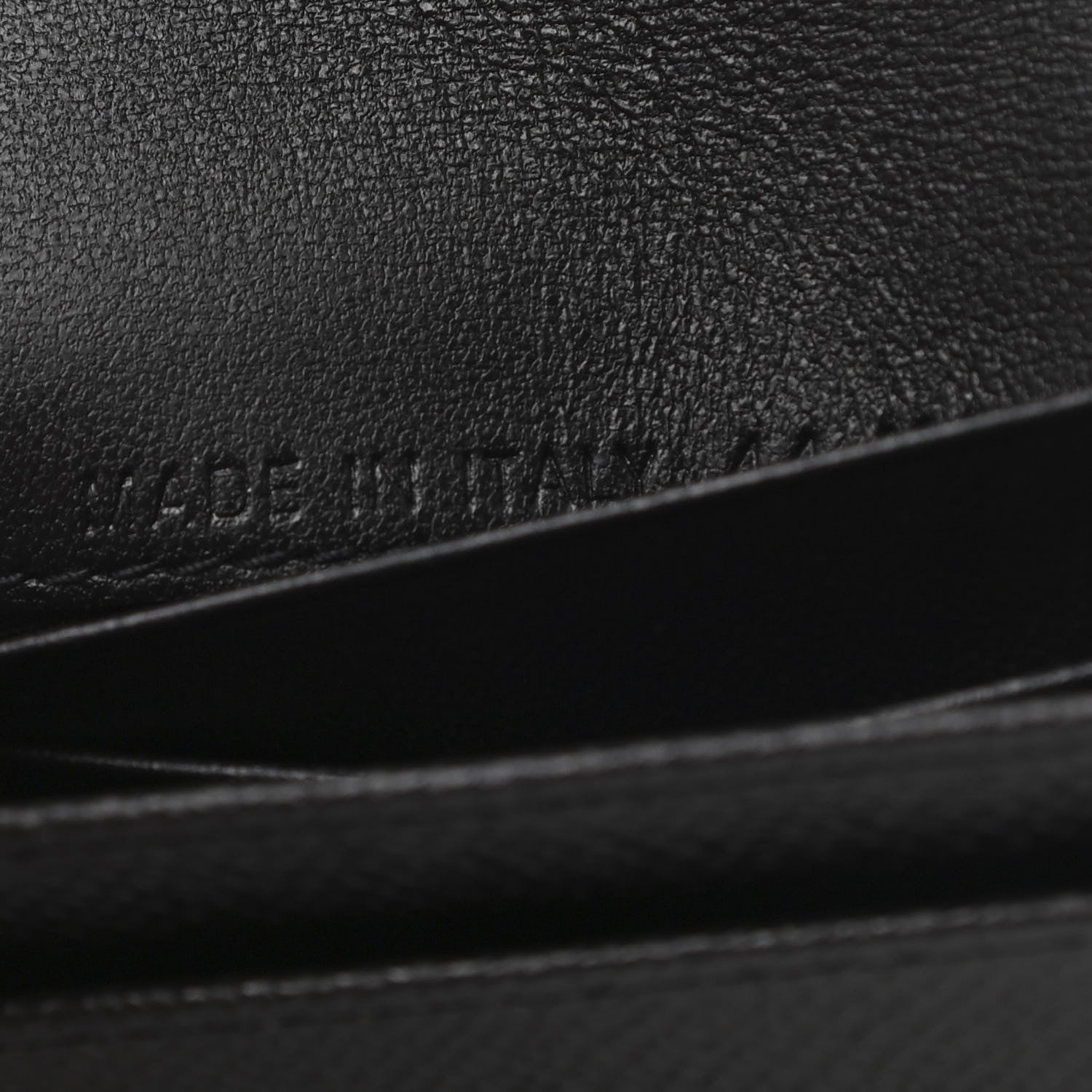 Christian Dior Grained Calfskin Saddle Card Holder Black 7 of 9