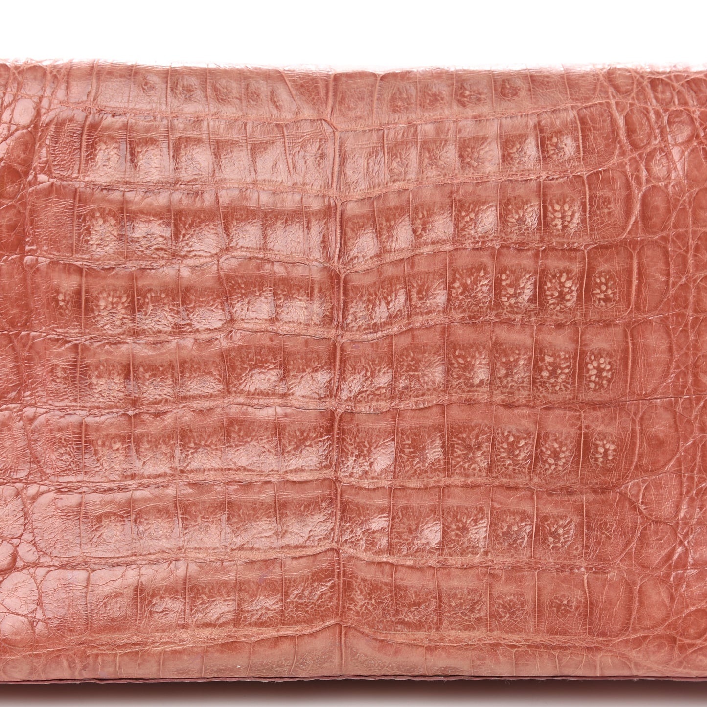 Crocodile Clutch Light Coral