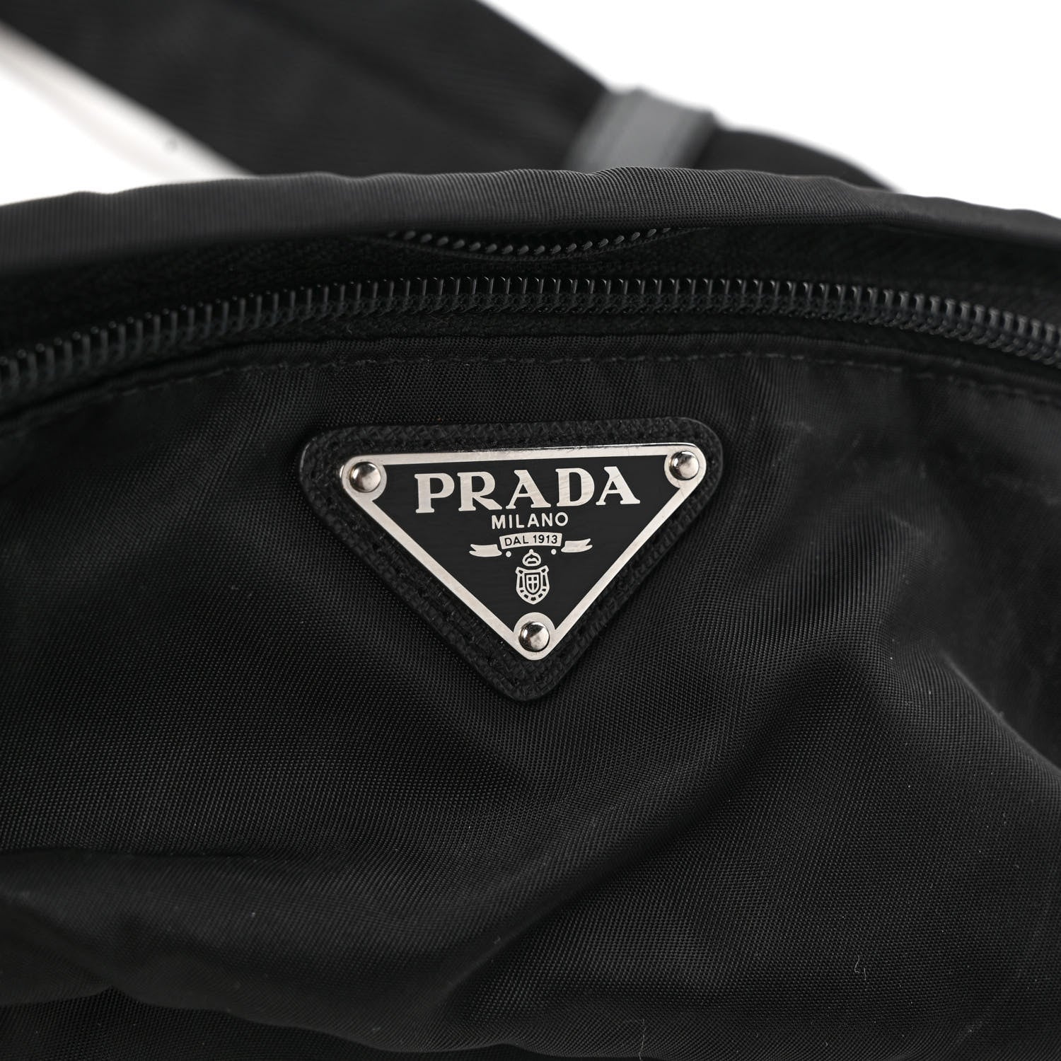 Prada Tessuto Nylon Montagna Belt Bag Black 7 of 11