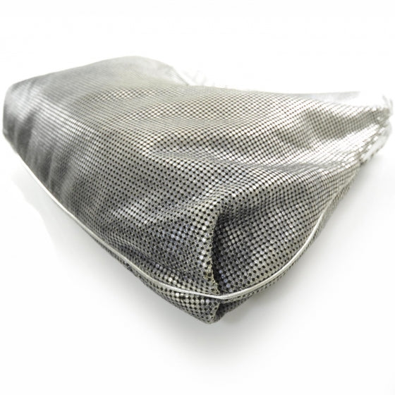 Chanel Metallic Perforated Lambskin Hollywood Hobo Silver 5 of 12
