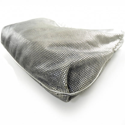 Chanel Metallic Perforated Lambskin Hollywood Hobo Silver 5 of 12