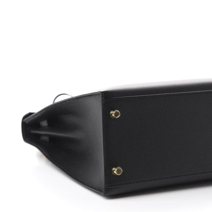 Hermes Epsom Kelly Sellier 28 Black 6 of 11