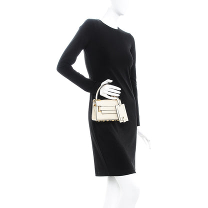Valentino Garavani Vitello Mini My Rockstud Frame Bag Light Ivory 3 of 9