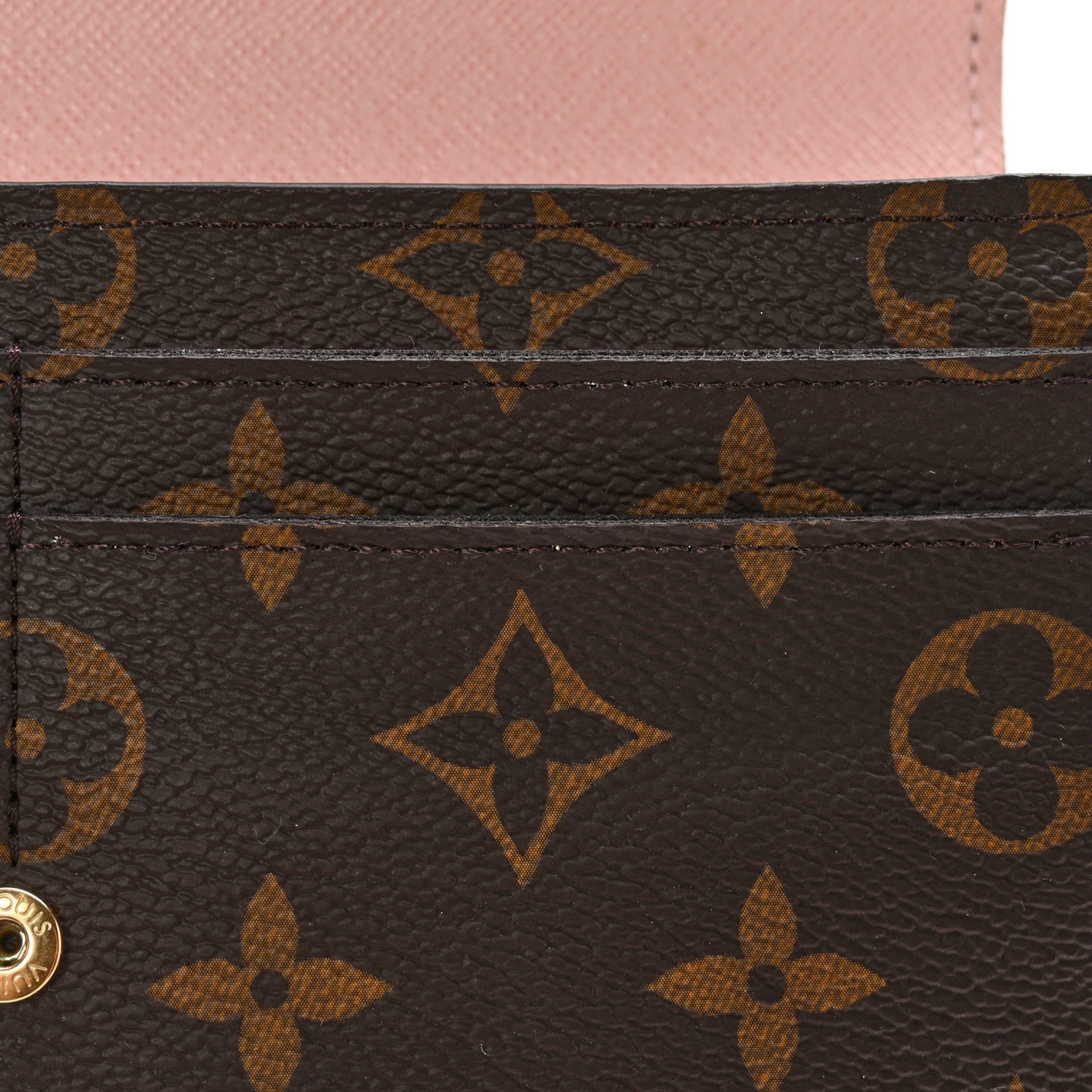 Monogram Sarah Wallet NM Rose Ballerine