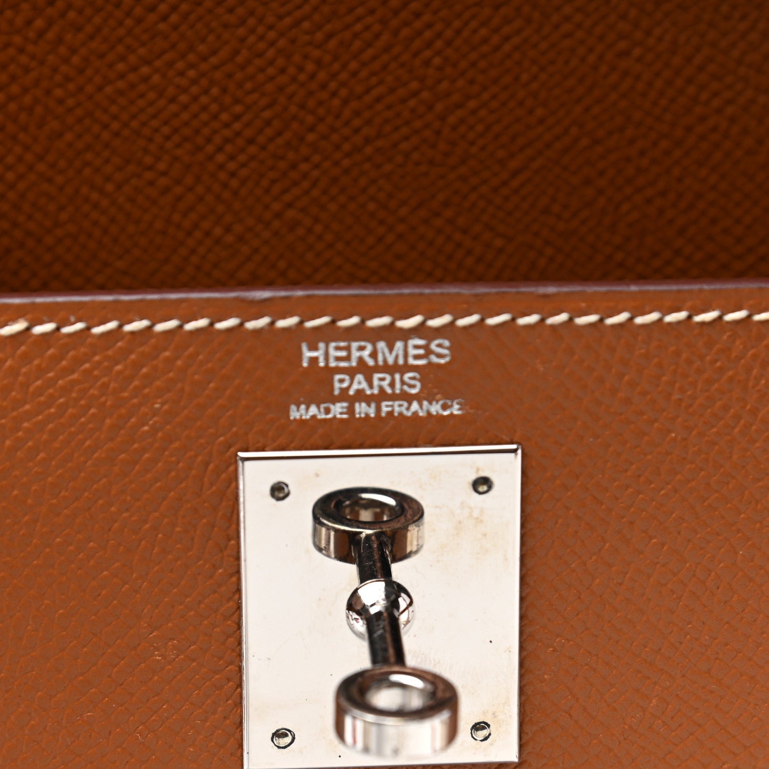 Hermes Epsom Kelly Sellier 32 Gold 6 of 10