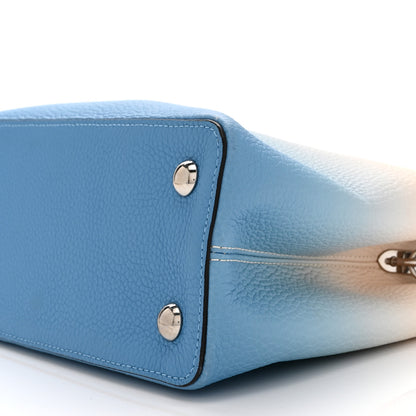 Louis Vuitton Taurillon Capucines MM Gradient Blue 9 of 9