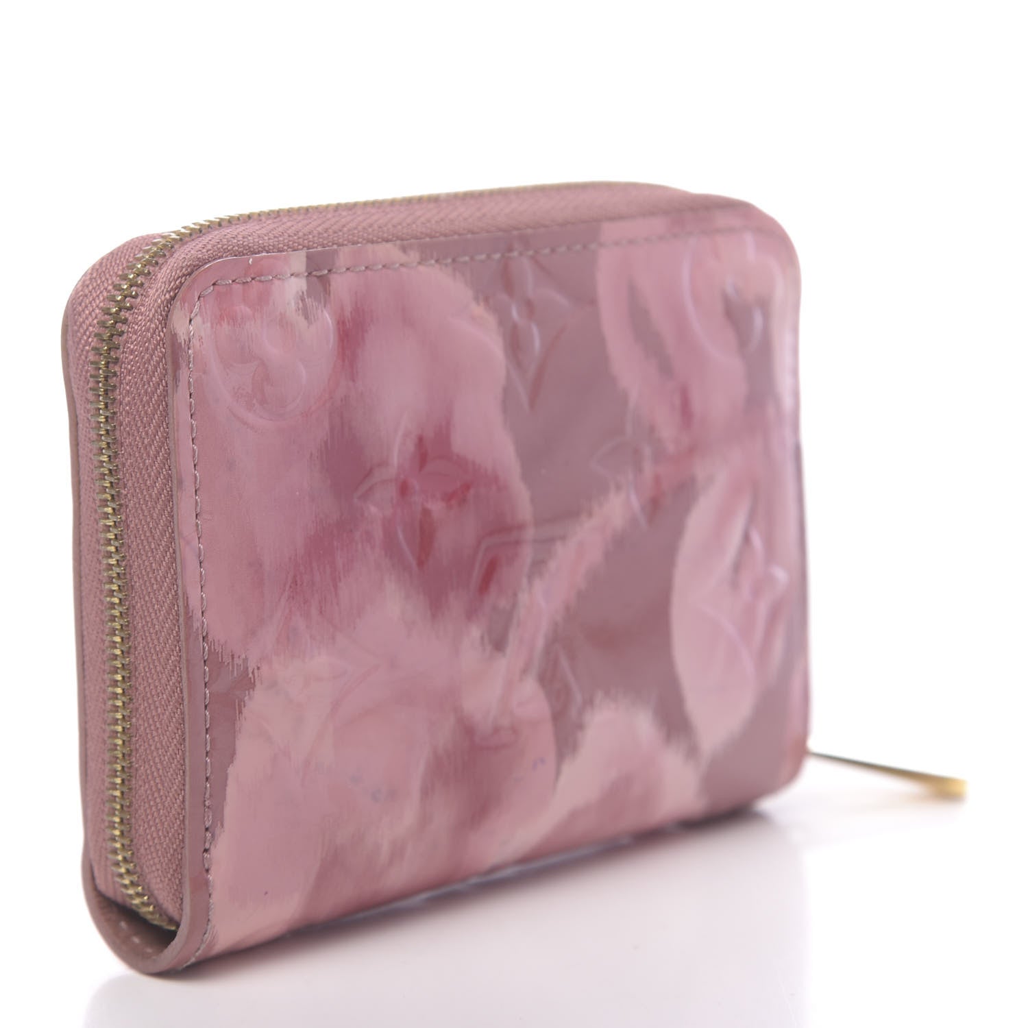 Louis Vuitton Vernis Ikat Zippy Coin Purse Rose Velours 3 of 8