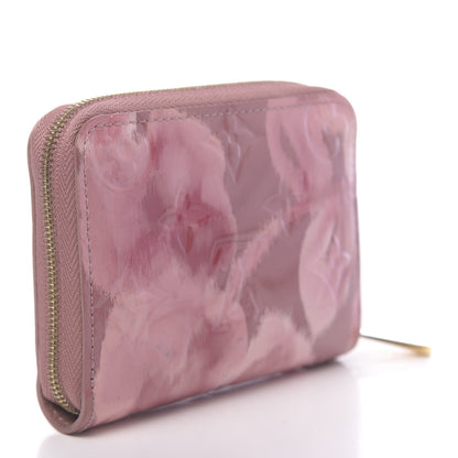 Louis Vuitton Vernis Ikat Zippy Coin Purse Rose Velours 3 of 8