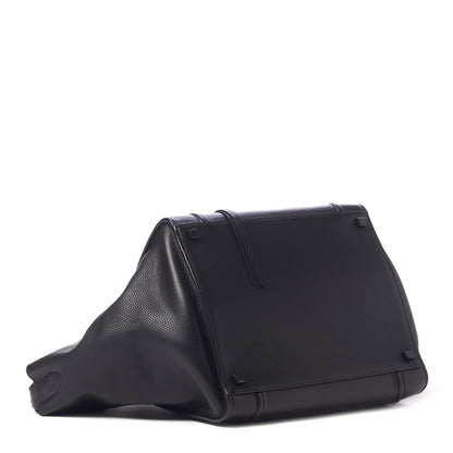 Celine Grained Calfskin Medium Phantom Luggage Black 4 of 9
