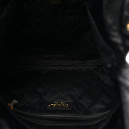 Chanel Shiny Calfskin Quilted Small Chanel 22 Black 6 of 11