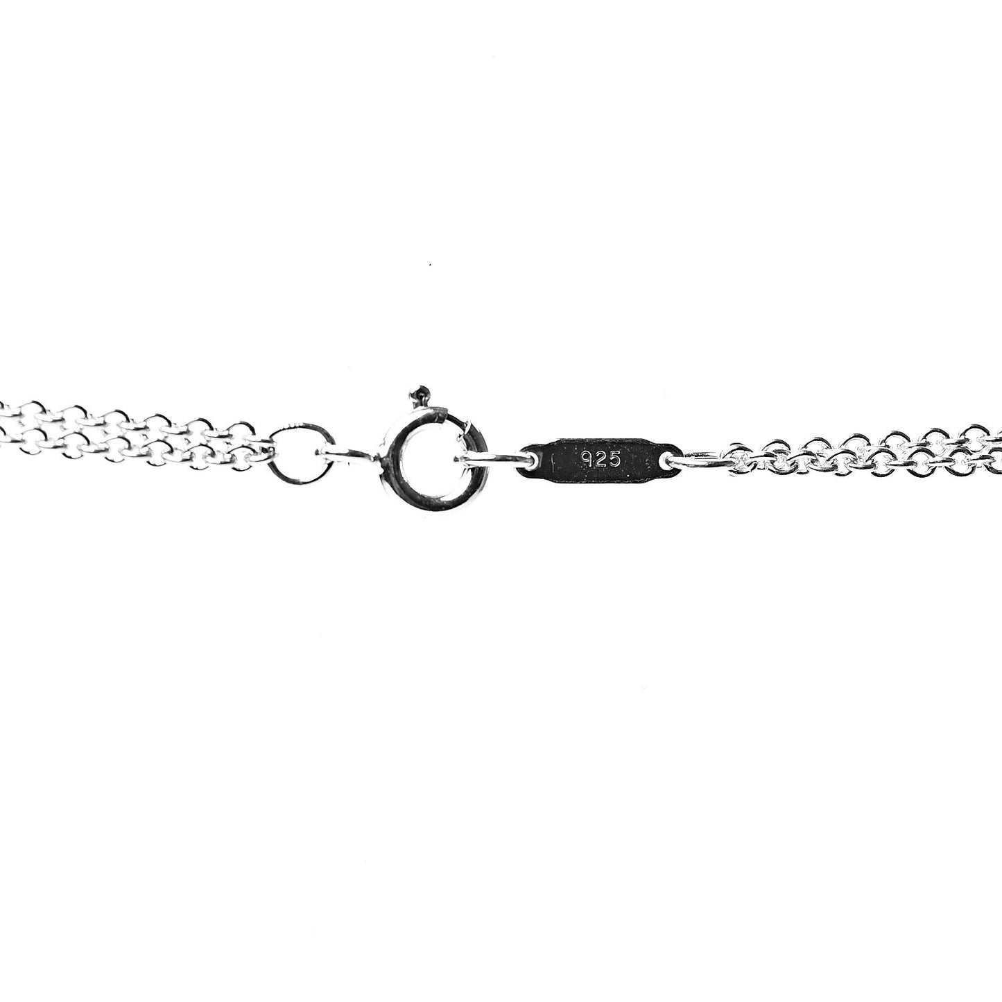 Sterling Silver Figure 8 Pendant Necklace