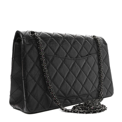 Chanel Aged Calfskin Quilted 2.55 Reissue 226 Flap So Black 2 of 11