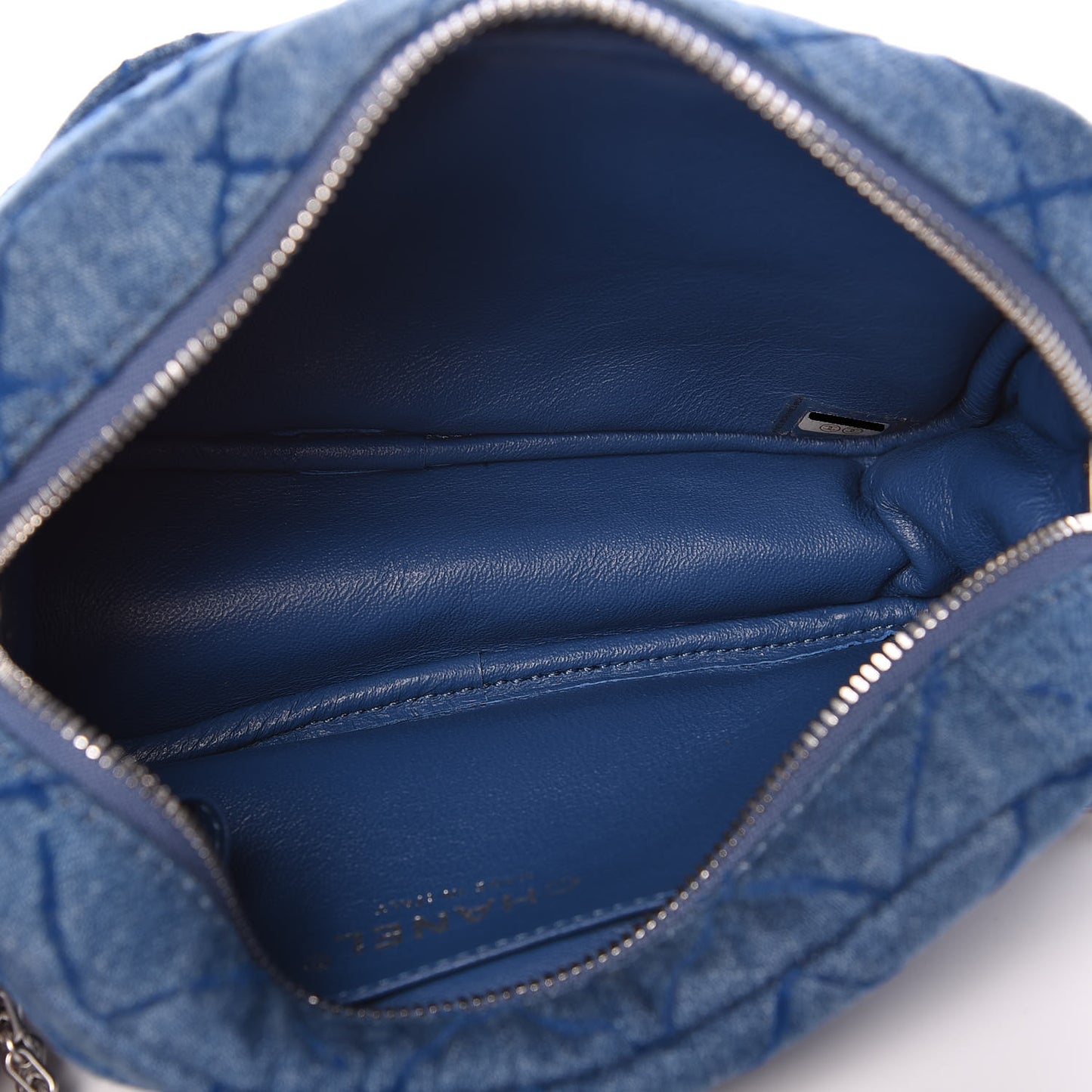 Denim Mini Reissue Camera Case Blue