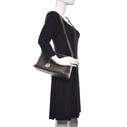 Fendi Vitello Dolce 4 Color Medium By The Way Boston Bag Carbone Grigio Polvere Multicolor 2 of 12