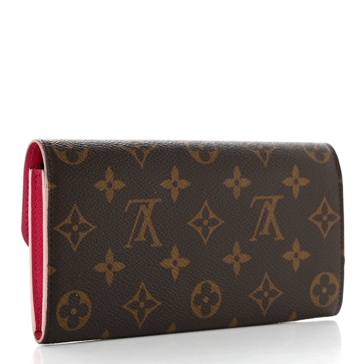 Louis Vuitton Monogram Bloom Flower Emilie Wallet Fuchsia 4 of 11