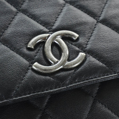 Chanel Calfskin Quilted Document Portfolio Holder Black 7 of 11