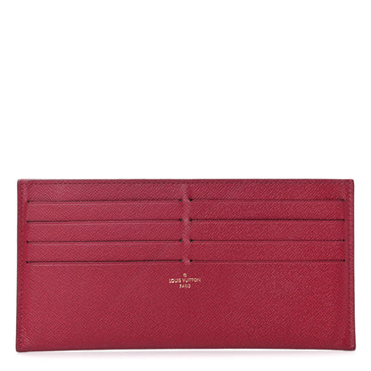 Louis Vuitton Calfskin Felicie Card Holder Insert Fuchsia 2 of 5