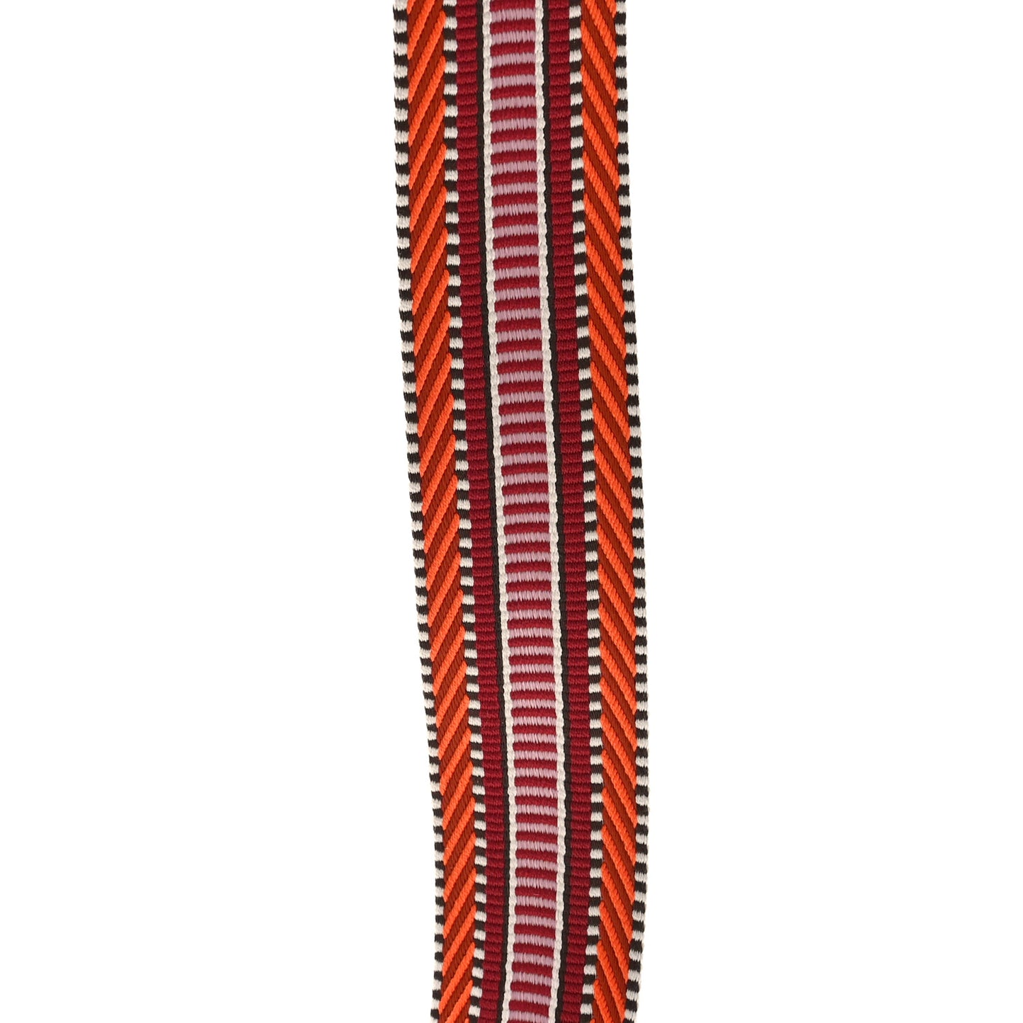 Toile Swift 50mm Sangle Cavale Shoulder Strap Orange Minium Rose Gold