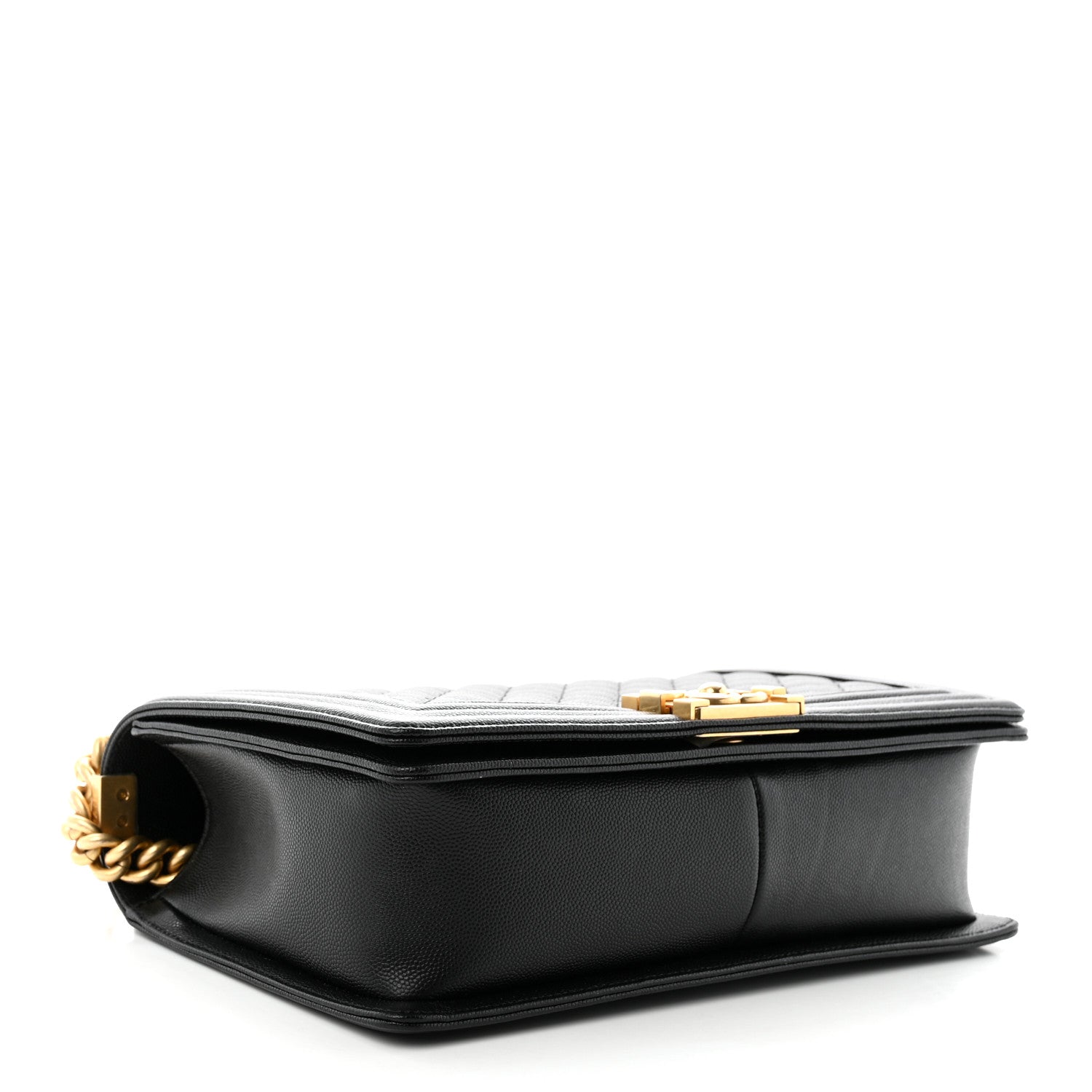 Chanel Caviar Quilted New Medium Boy Flap Black Black 4 of 11