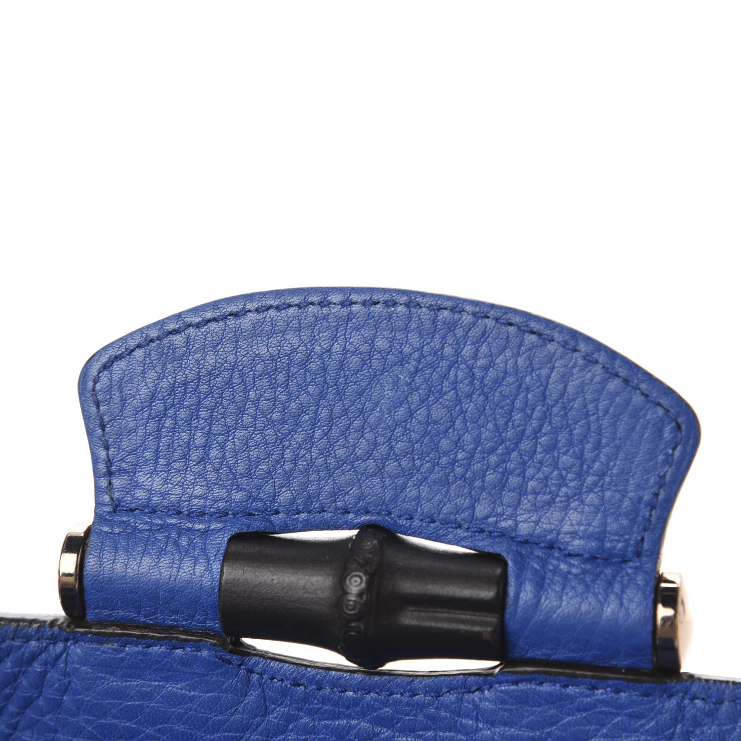 Gucci Calfskin Medium Nouveau Fringe Shoulder Bag Blue 8 of 16