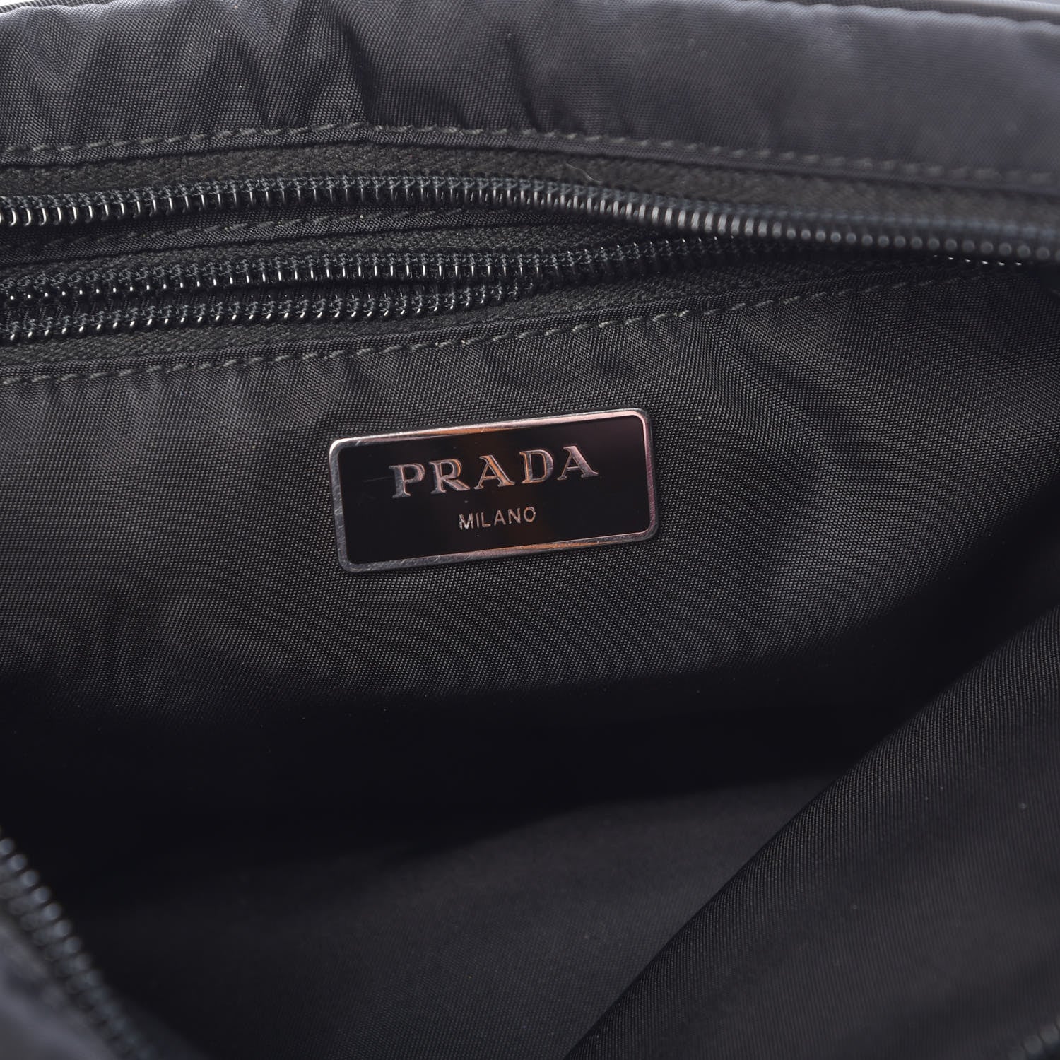Prada Tessuto Nylon Belt Bag Black 6 of 10