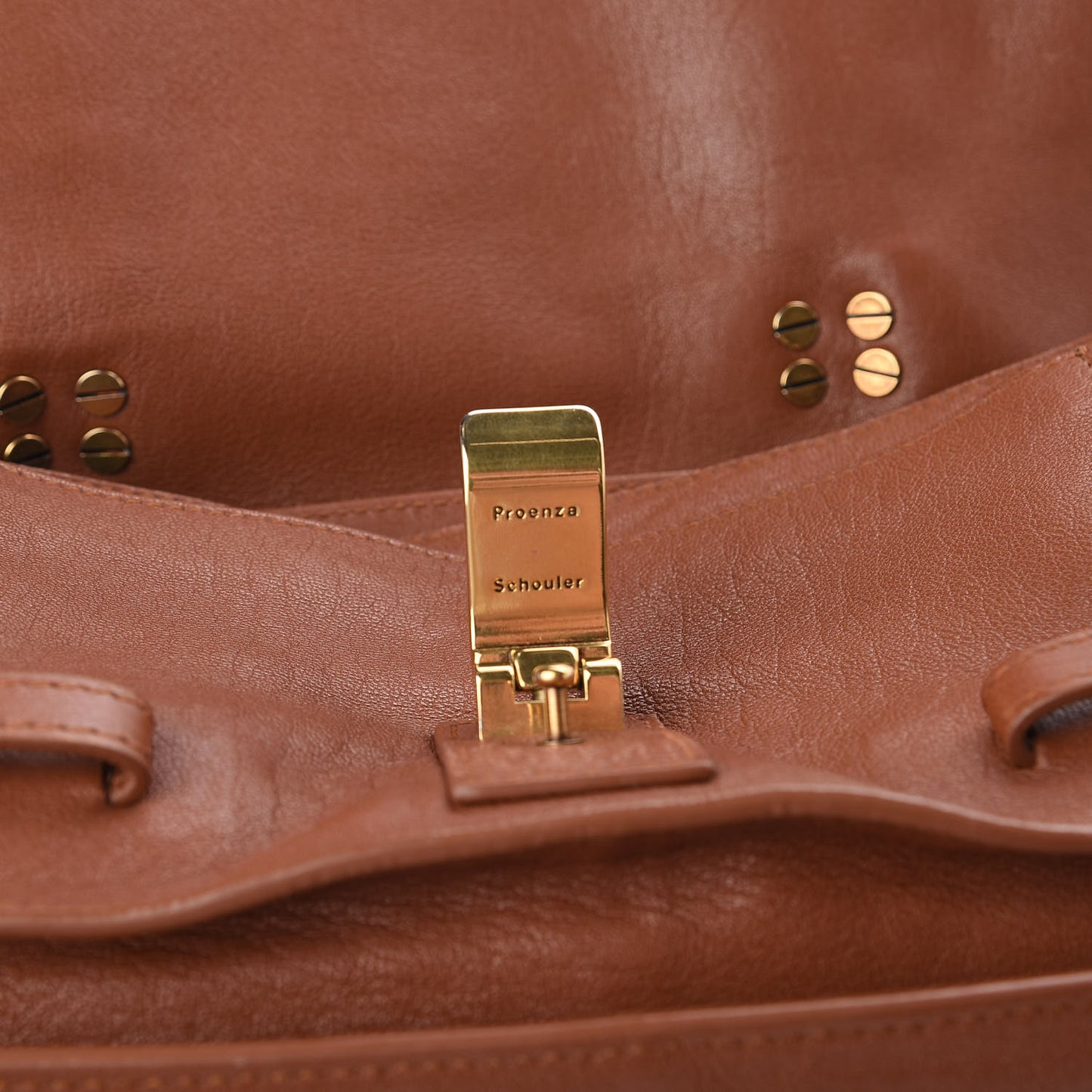 Lambskin Tiny PS1 Satchel Saddle