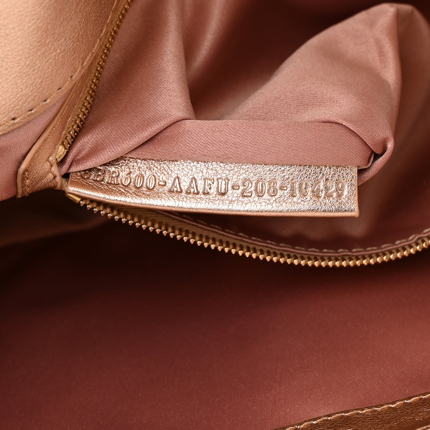 Sequin Metallic Nappa Pequin Baguette Rame