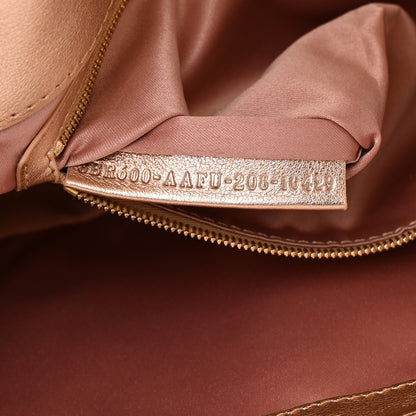 Fendi Sequin Metallic Nappa Pequin Baguette Rame 7 of 10