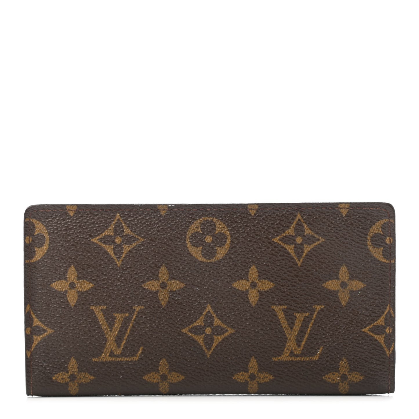 Monogram Simple Checkbook Holder Wallet