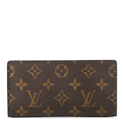 Louis Vuitton Monogram Simple Checkbook Holder Wallet 1 of 5