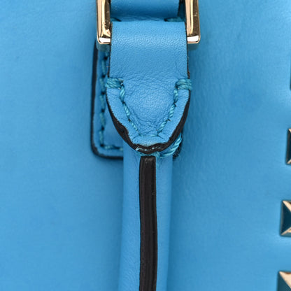 Valentino Garavani Vitello Small Rockstud Double Handle Tote Parrot 11 of 14