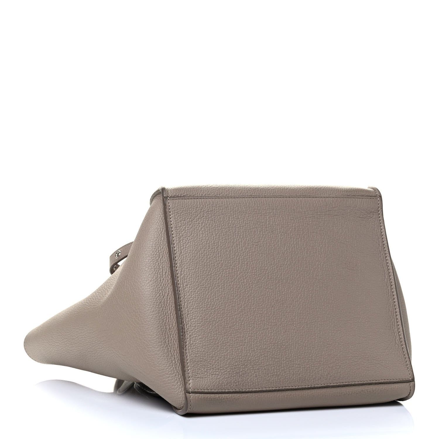 Celine Supple Grained Calfskin Long Strap Small Big Bag Light Taupe 3 of 4