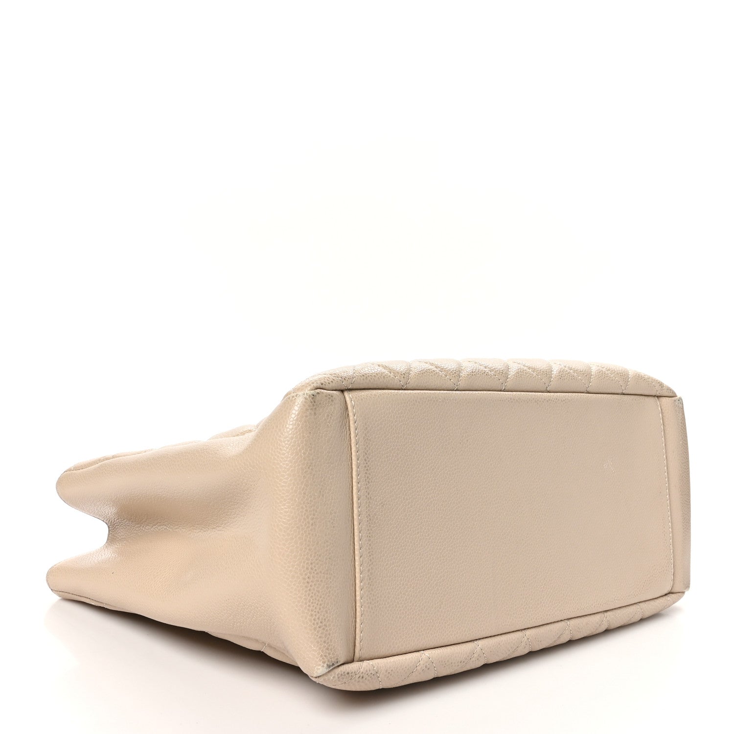 Chanel Caviar Quilted Grand Shopping Tote GST Beige Clair 4 of 13