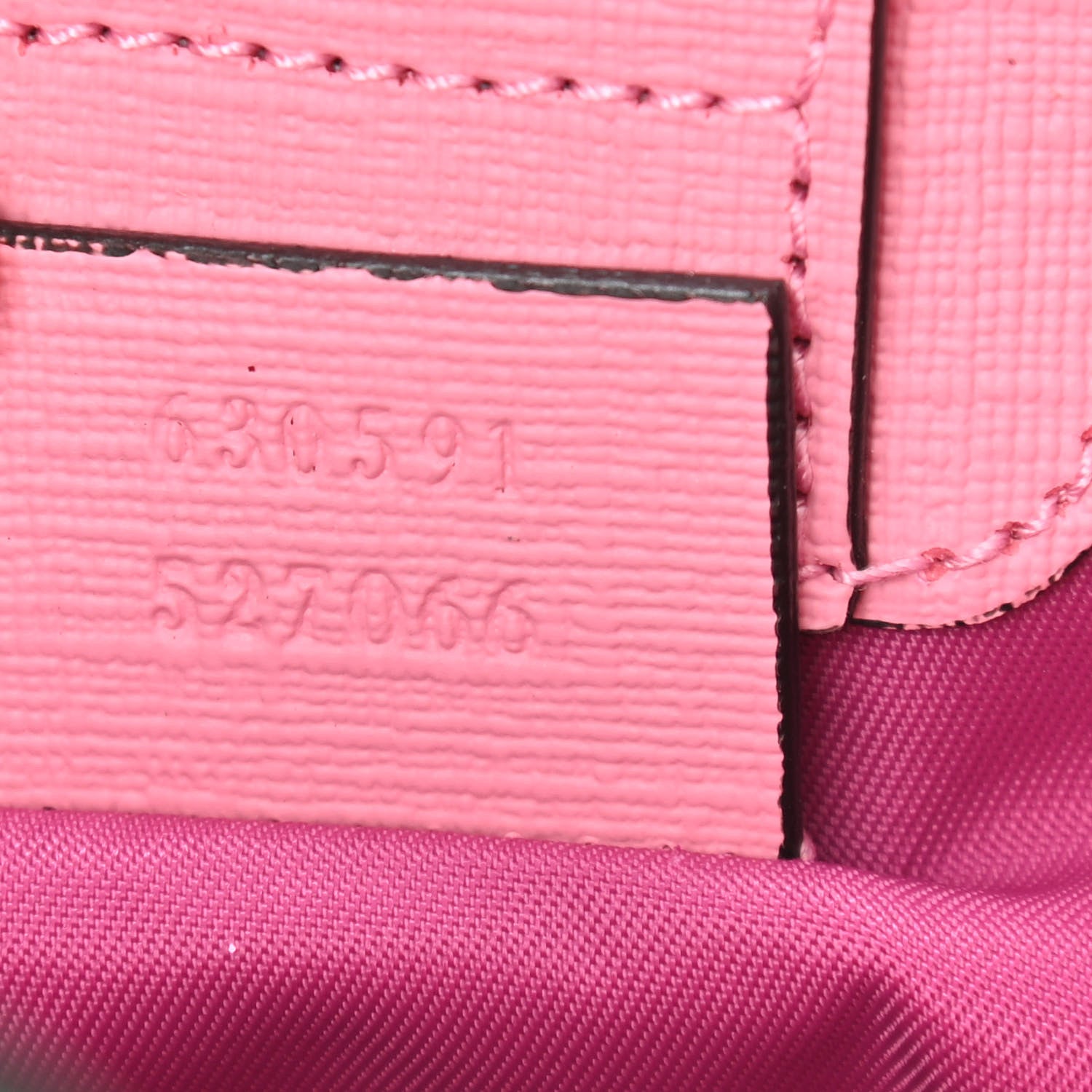 Gucci GG Supreme Monogram 3-D Strawberry Childrens Bucket Tote Beige Ebony Lotus Pink Fuxia Emerald 6 of 10