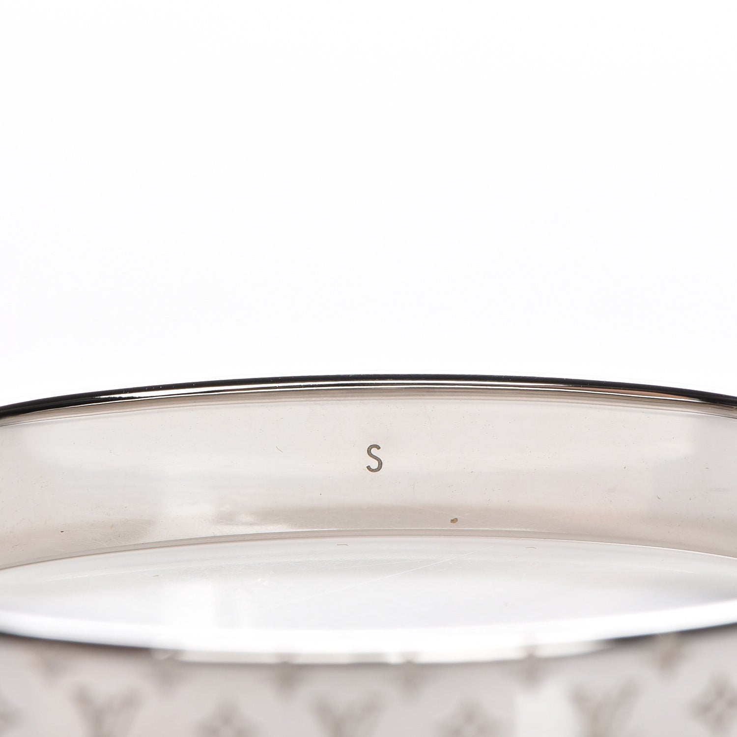 Louis Vuitton Palladium Monogram Nanogram Cuff S 5 of 7