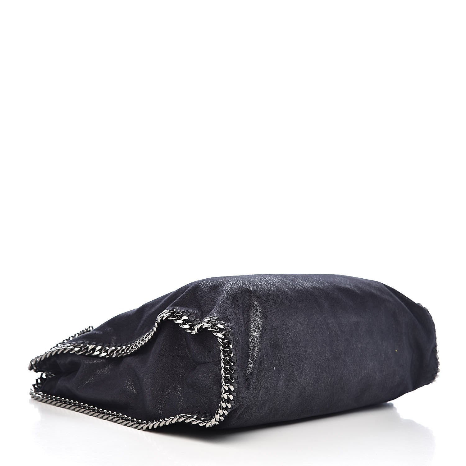 Stella McCartney Shaggy Deer Big Falabella Tote Navy 4 of 11