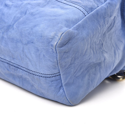 Givenchy Tumbled Sheepskin Medium Pandora Blue 8 of 11