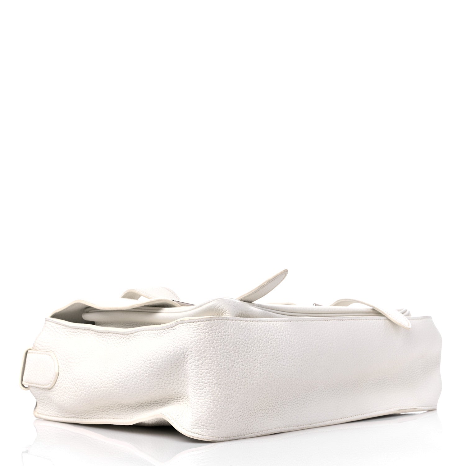 Hermes Taurillon Clemence Steve 35 White 4 of 15