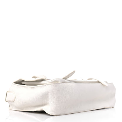 Hermes Taurillon Clemence Steve 35 White 4 of 15