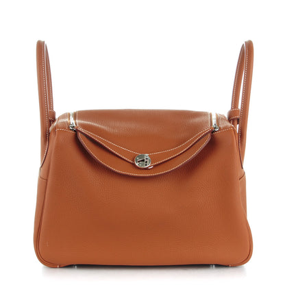 Hermes Taurillon Clemence Lindy 34 Gold 1 of 10