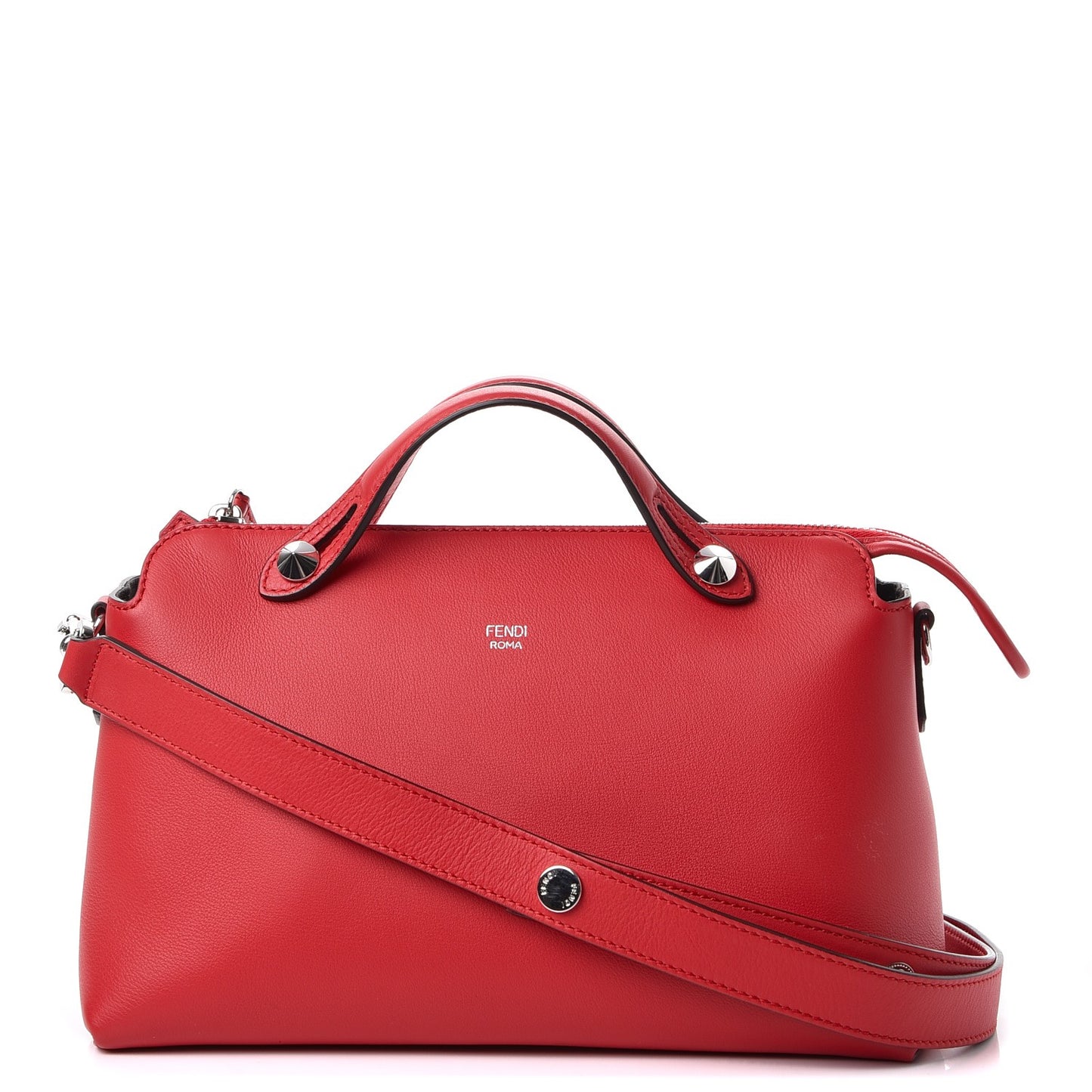 Vitello Dolce Medium By The Way Boston Bag Fiamma