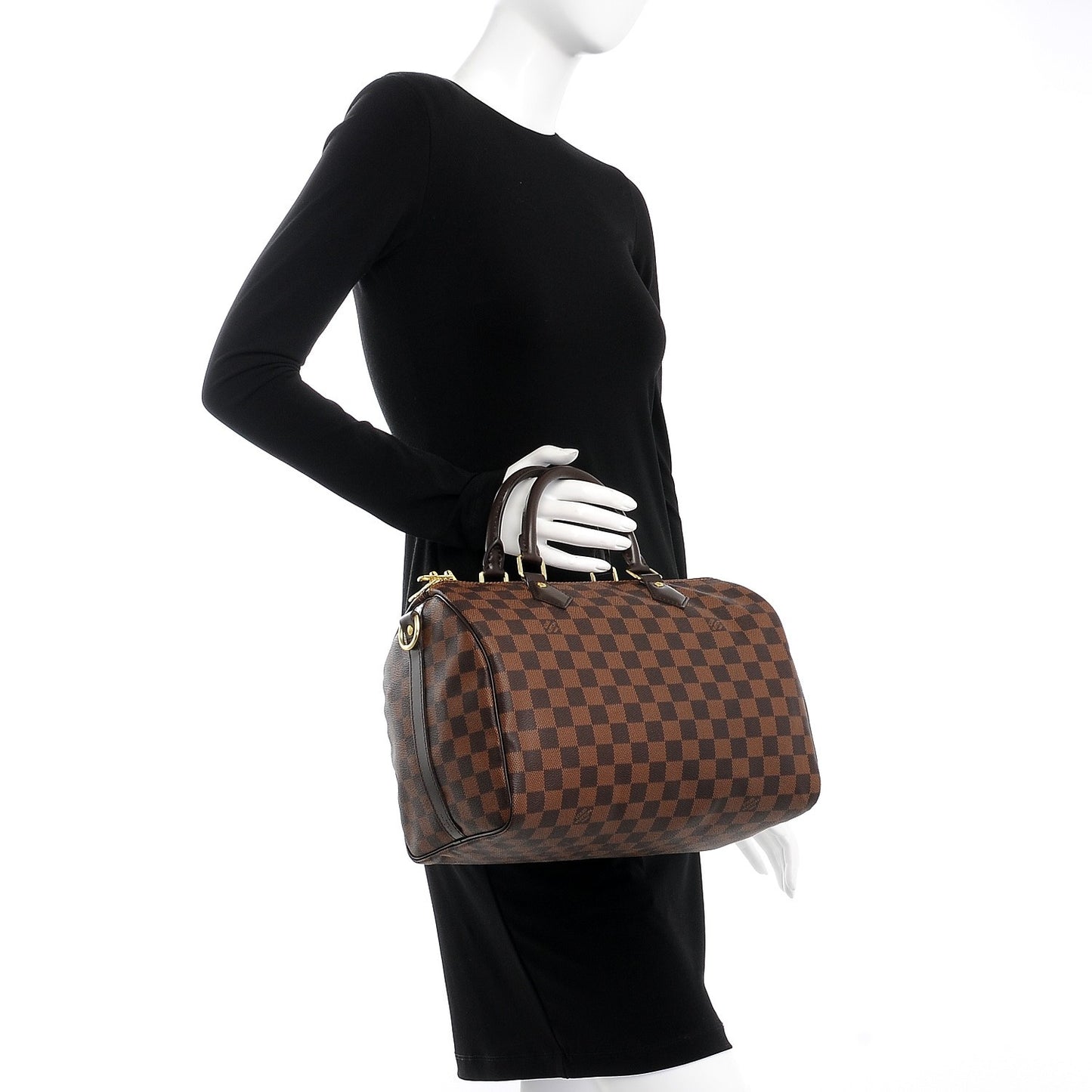 Damier Ebene Speedy Bandouliere 30