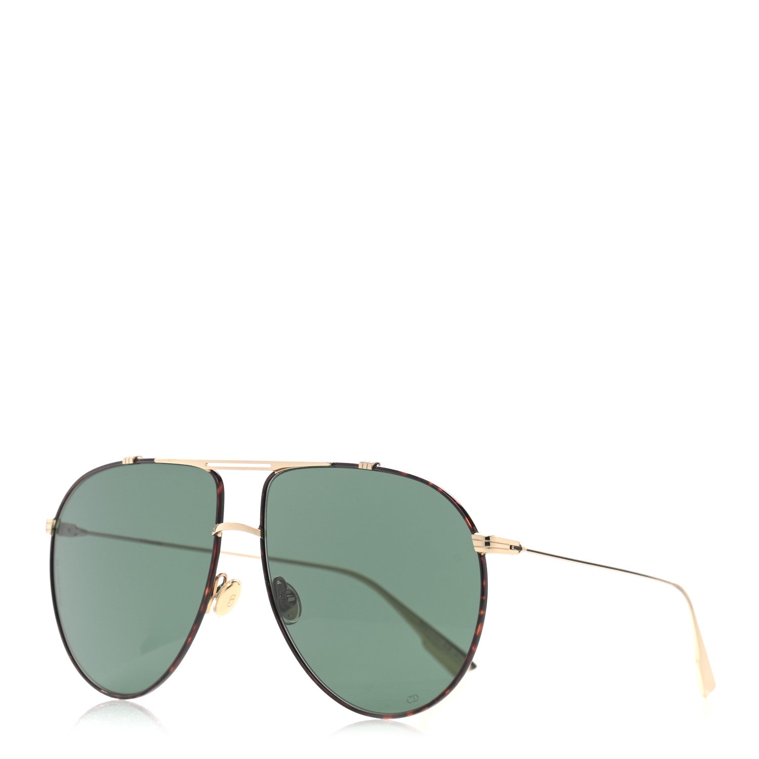 Christian Dior Monsieur 1 Sunglasses Light Gold Havana 1 of 9