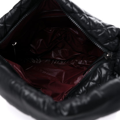 Chanel Nylon Quilted Coco Cocoon Hobo Black 5 of 9