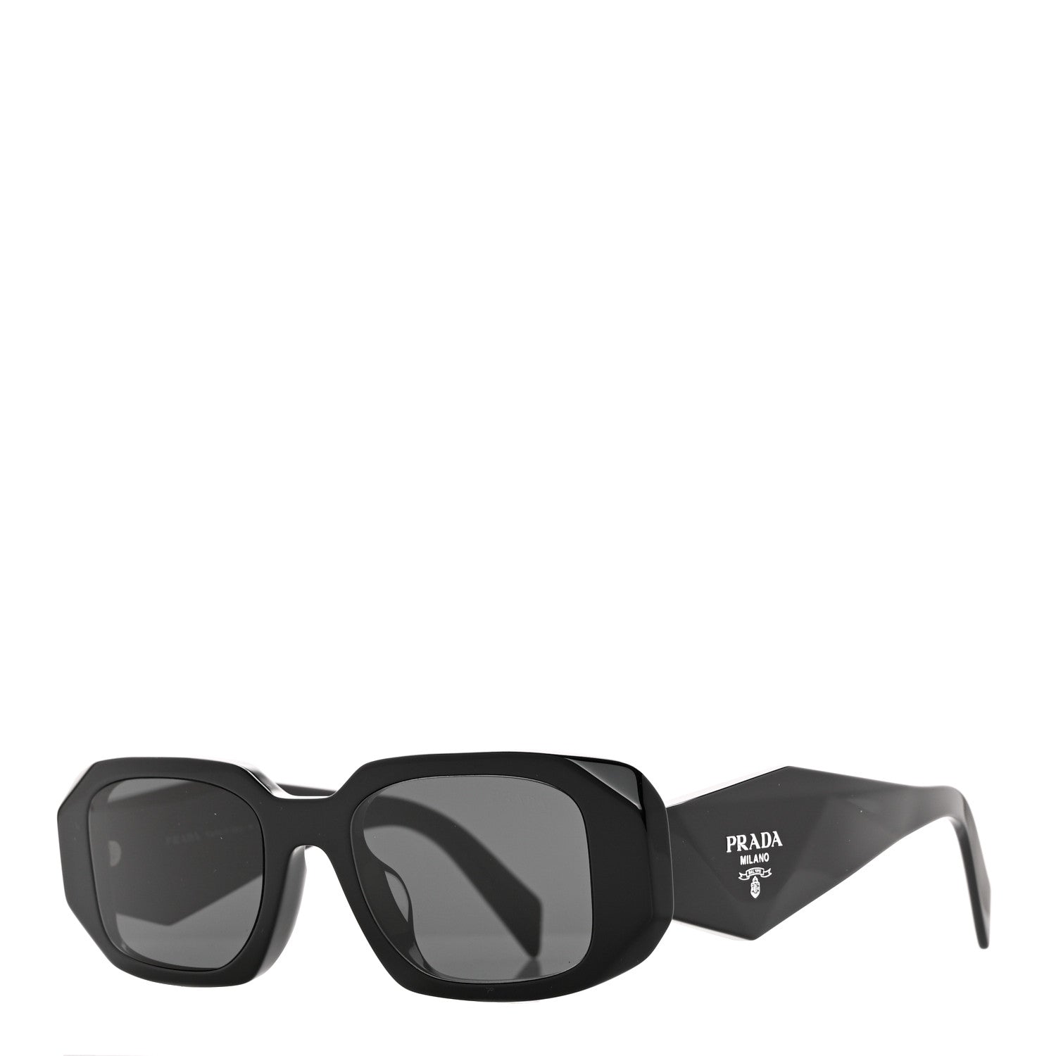 Prada Acetate Symbole Sunglasses SPR 17W Black 1 of 6