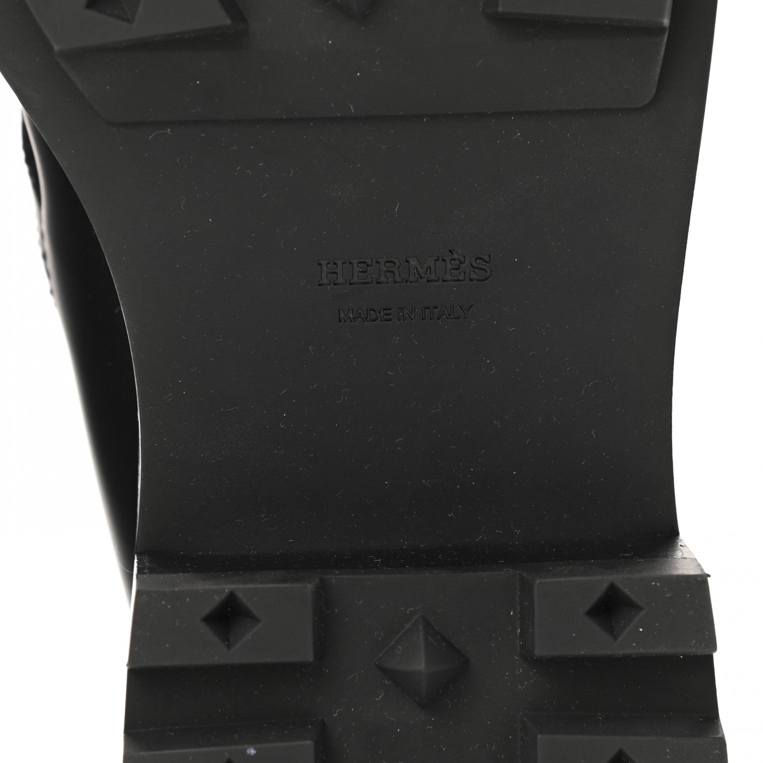 Hermes Glossed Calfskin Funk Ankle Boots 37.5 Black 6 of 9