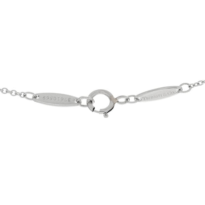 Tiffany Platinum Diamond .40ct Elsa Peretti Diamonds by the Yard Pendant Necklace 4 of 5