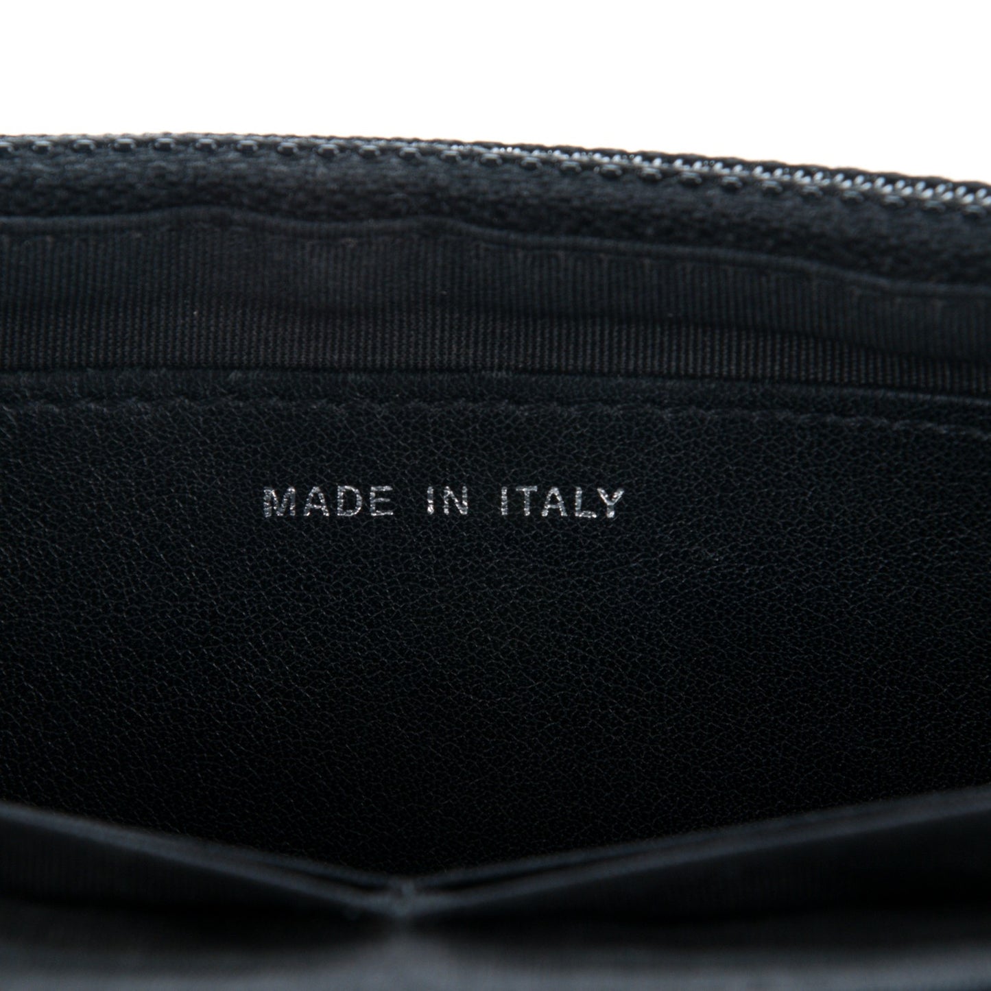 Caviar Half Moon Wallet On Chain WOC Black