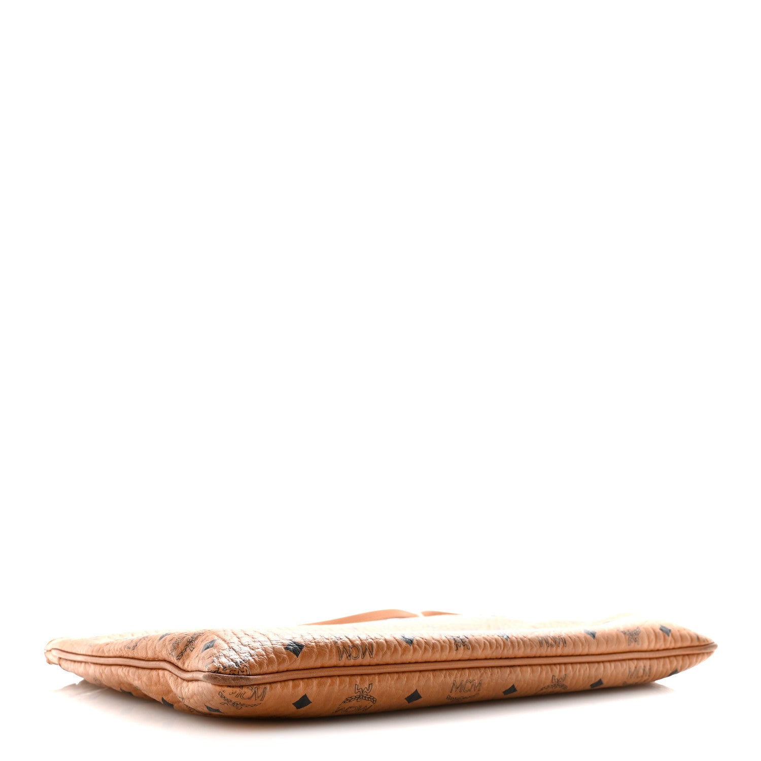 MCM Visetos Medium Crossbody Pouch Cognac 4 of 15